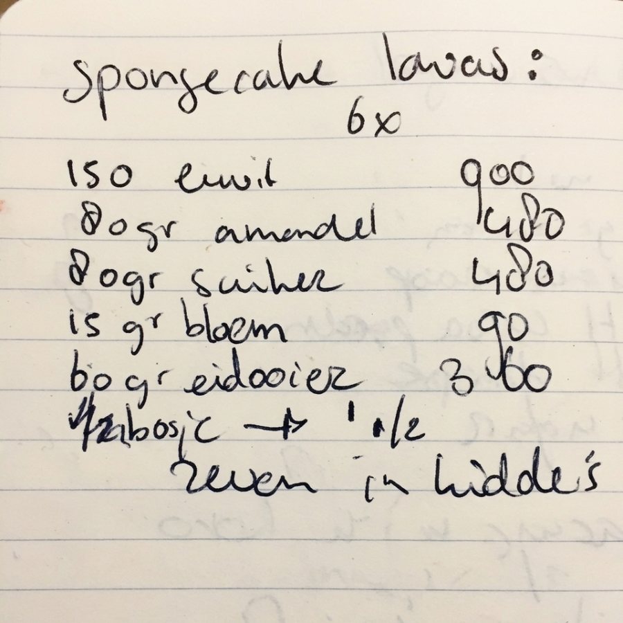 Spongecake lavas